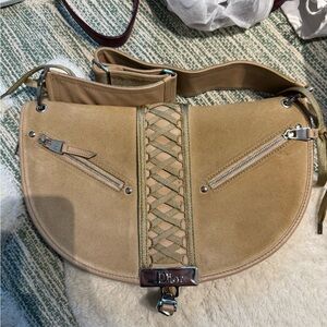 Dior suede vintage bag